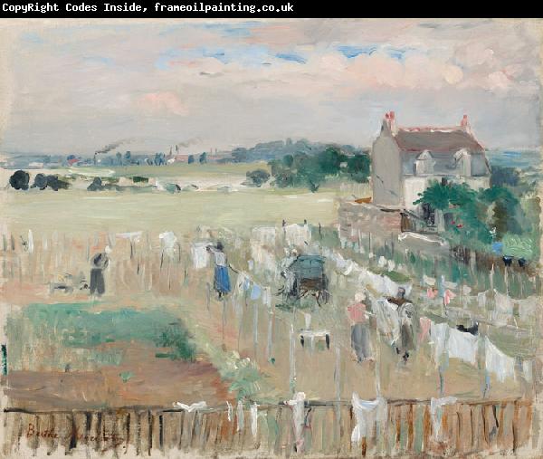 Berthe Morisot Hanging the Laundry out to Dry (nn02)
